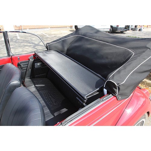 Windscreen double mosquito net for Volkswagen Beetle Cabriolet 71 -&gt;79, black - VK00905