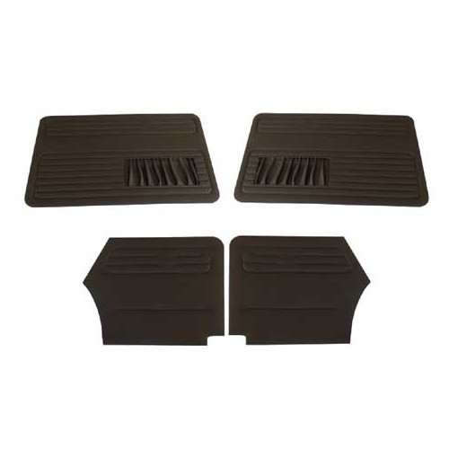  Door panels TMI BLACK for Volkswagen Beetle Convertible 67 -&gt;72 - 4 pieces - VK10132911 