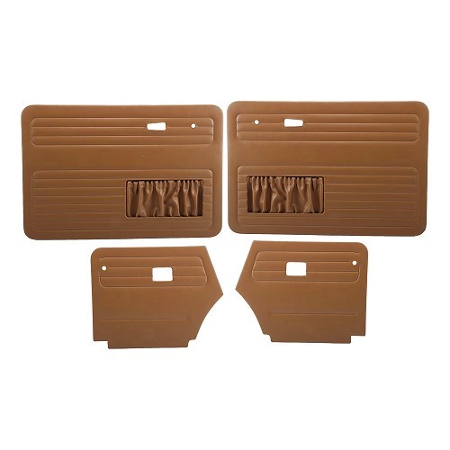  Door panels TMI medium leather for Cox 1303 Convertible 73 ->79 - 4 pieces - VK10133013 
