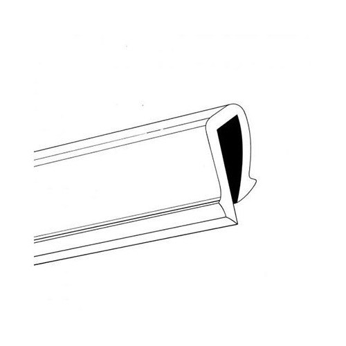 Seals for between windows and frames for Volkswagen Beetle Cabriolet - VK11208