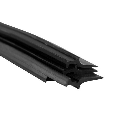 Window wiper seals for VW Beetle Cabriolet up to 1964, front / rear, inside / outside, set of 2 - VK12300P