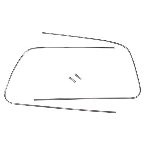     
                
                
    Modanatura in alluminio per parabrezza "Deluxe" per Maggiolino Cabriolet dal 1953 al 1957 - VK1515357
