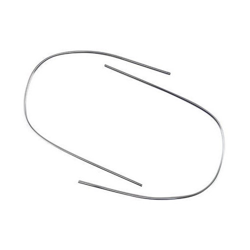     
                
                
    Modanatura in alluminio per lunotto posteriore "Deluxe" per Maggiolino Cabriolet 1963-1974 - VK1526374
