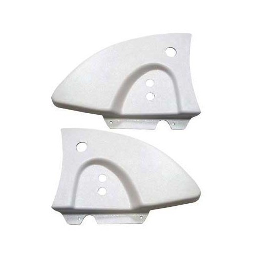  White soft top covers for Volkswagen Beetle Convertible 68 -&gt;80 - 2 pieces - VK21000P 