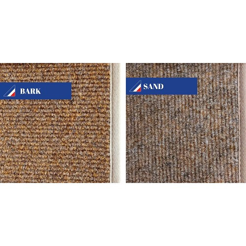 Luxury carpet for Beetle Cabriolet from 1973 -Bark-Beige - VK25737