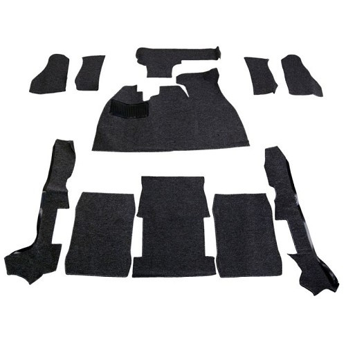     
                
                
    Black carpet kit for Volkswagen Beetle Convertible since 1973 - VK26004UN

