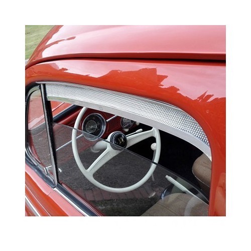  Polished aluminium door ventilation grilles for Volkswagen Beetle 65-> - VK39100-1 