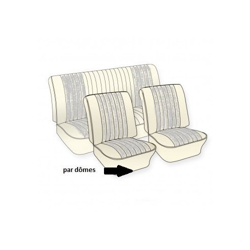     
                
                
    Housses de sièges TMI 2 tons couleurs & texture au choix pour Volkswagen Coccinelle Cabriolet 73 Europe - VK43148
