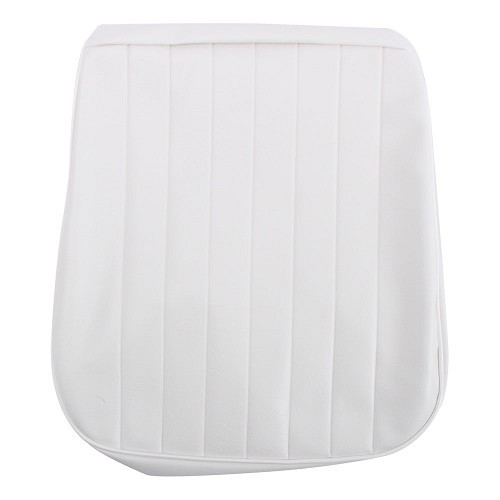 Coprisedili TMI in vinile bianco liscio per Volkswagen Maggiolino cabrio 68 ->69 (USA) - VK43155