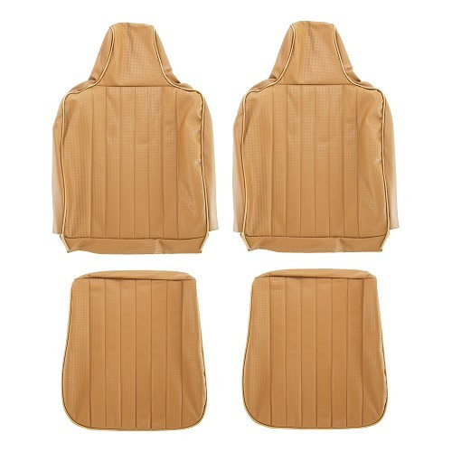  TMI seat covers in medium leather embossed vinyl for Volkswagen Beetle convertible 70 -&gt;72 (USA) - VK43183 