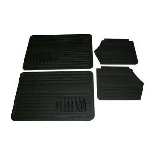     
                
                
    4 Door panels Black for Volkswagen Cox 1303 Cabriolet 73-&gt; - VKB07380
