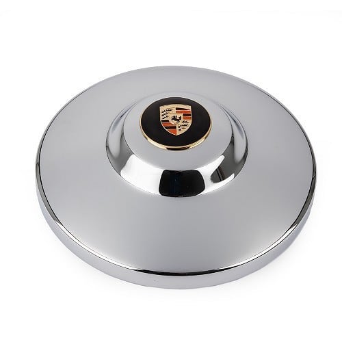  1 flat hubcap with Porsche logo - VL30203-1 