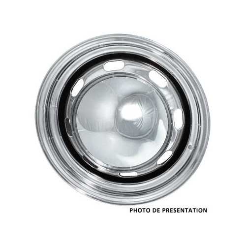  Babymoon stainless steel hubcap for 4 x 130 / 5 x 112 rim - VL30416-3 