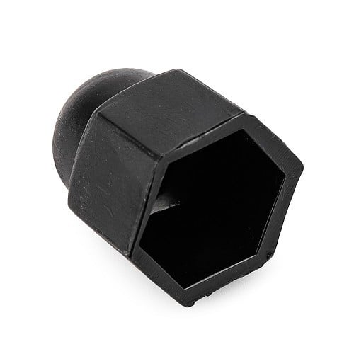  Cache vis de roue 19 mm en plastique noir - VL30615-1 