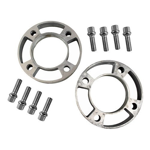     
                
                
    Elargisseurs de voie 25 mm pour jantes 4 x 130 sur Coccinelle 68->, pour jantes tôles - VL30904
