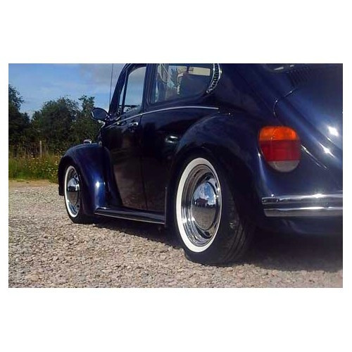 1 4-hole 4.5 X 15 original chromed steel rim - VL33400