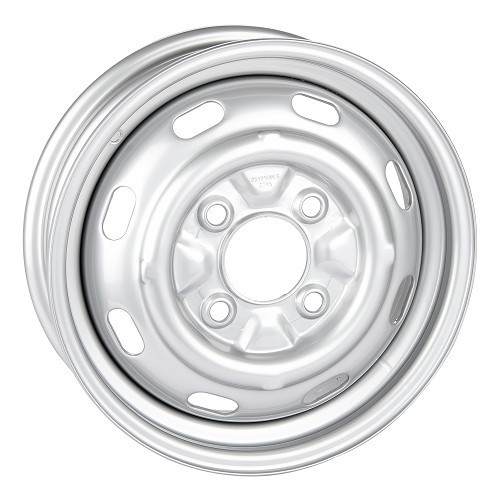  Cerchio originale in acciaio 4 x 130 grigio 4,5 X 15" per Volkswagen Maggiolino - VL33406 