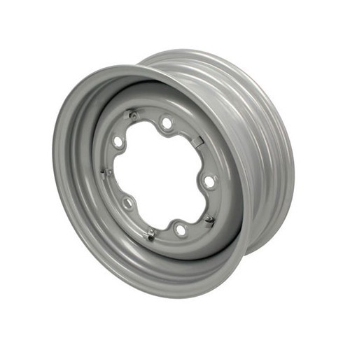 5 x 205 grigio, 5 x 15, ET 25, cerchio liscio esteso in metallo - VL33425