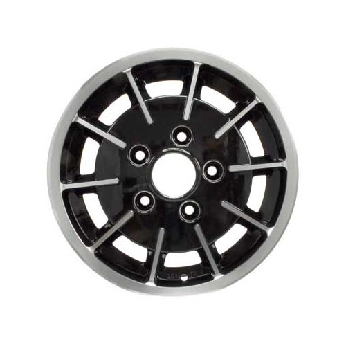 GASBURNER 5 x 130 Black 5.5 X 15 style wheel - ET45 - TÜV - VL35306