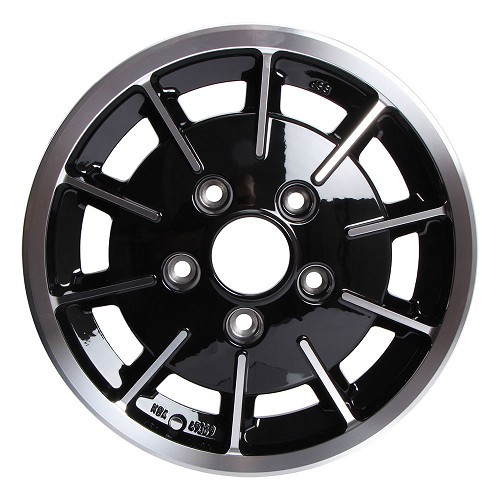 GASBURNER 5 x 130 Black 5.5 X 15 style wheel - ET45 - TÜV - VL35306