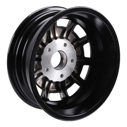 GASBURNER 5 x 130 Black 5.5 X 15 style wheel - ET45 - TÜV - VL35306