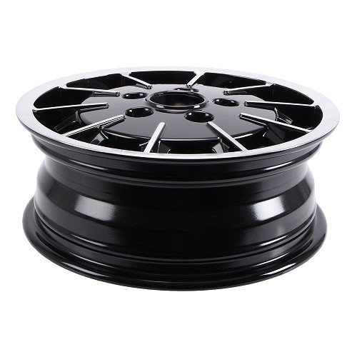 GASBURNER 5 x 130 Black 5.5 X 15 style wheel - ET45 - TÜV - VL35306