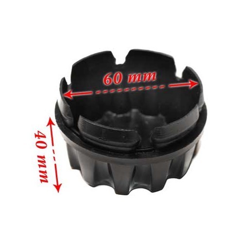 Coprimozzo in plastica nera per cerchio American Eagle - VL36904