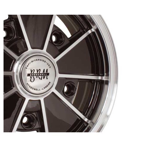 1 BRM style 5 x 205 Black 5 x 15 EMPI - VL37006