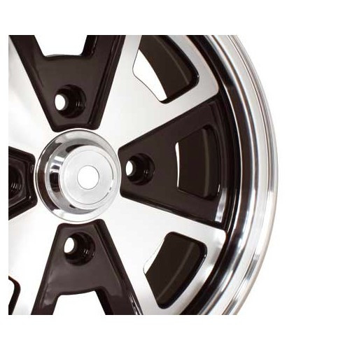 Cerchio da 15 stile 914 Baby Fuchs 4 x 130 Nero - VL37035