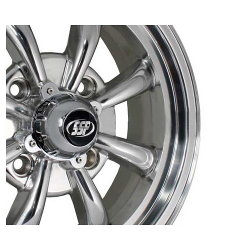 Felge im EMPI-Stil mit 8 Speichen 4 x 130 poliert 15. - VL37047