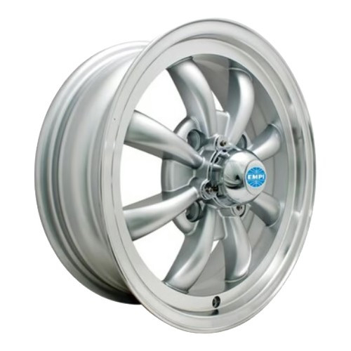     
                
                
    8-Speichen-EMPI-Felge 4 x 130 Grau 15". - VL37051
