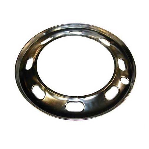 Cercles enjoliveurs en aluminium poli pour Coccinelle 72 ->79 - par 4 - VL40500-1 