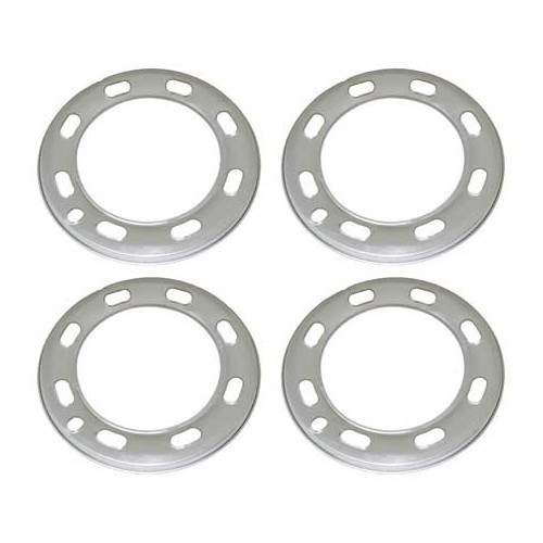     
                
                
    Polished aluminium trim rings for Volkswagen Beetle 68 -&gt;71 - set of 4 - VL40502
