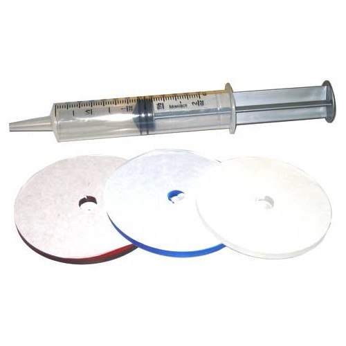  Syringe and plate kit for calculating the compression ratio of the cylinder head - VO07800 