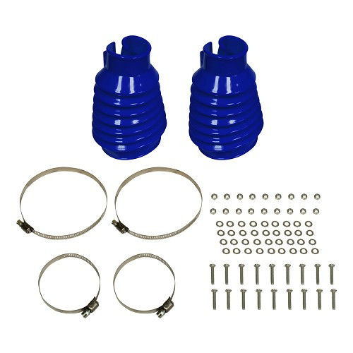     
                
                
    Soufflets de trompette pour VOLKSWAGEN Coccinelle & Combi Split - Kit complet coloris bleu - VS00305
