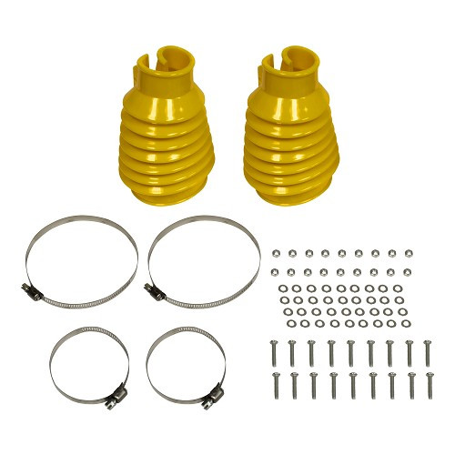     
                
                
    Soufflets de trompette pour VOLKSWAGEN Coccinelle & Combi Split - Kit complet coloris jaune - VS00307
