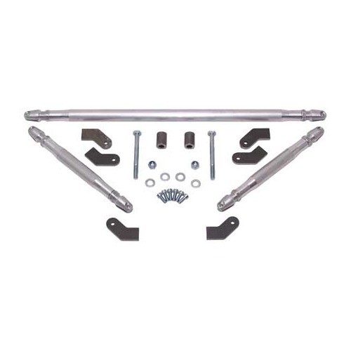     
                
                
    Kit "Torque Bar" CSP renfort de train arrière Alu pour Volkswagen Coccinelle ->60" - VS02020

