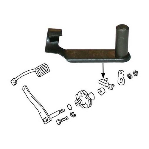  Clutch cable clip for Combi 72 ->79 - VS32212 