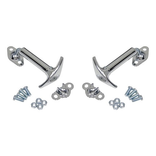     
                
                
    EMPI racing clips de capó cromados - VT01001
