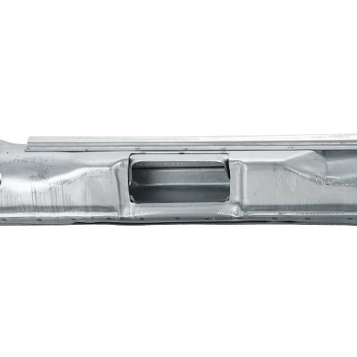 Straight heating duct for Volkswagen Beetle 1200, 1300, 68-&gt; - Galvanized - VT11402