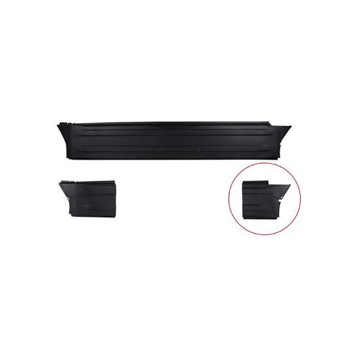 Quarter panel left side rear section for Volkswagen 181 - VT18105