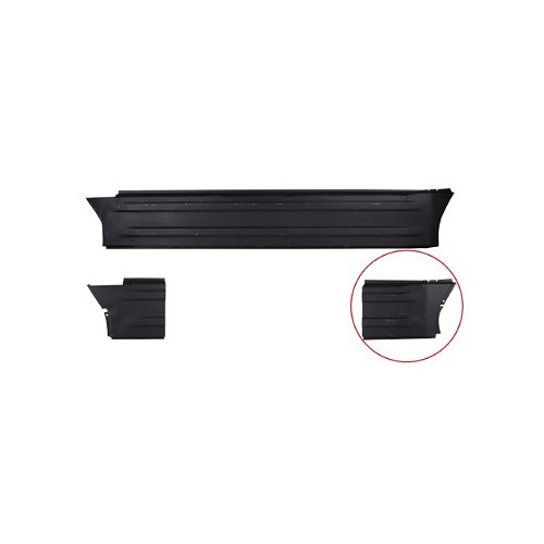 Quarter panel right side front section for Volkswagen 181 - VT18106