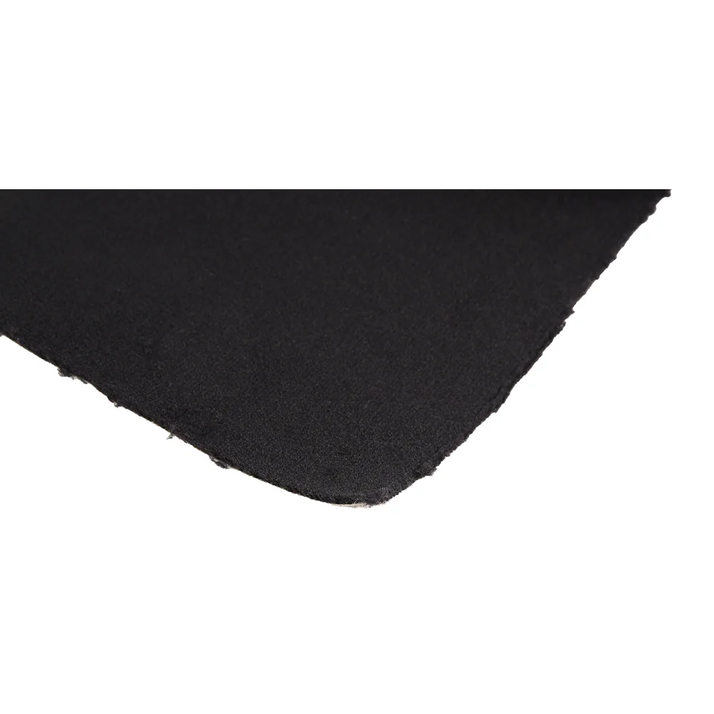 Veloursteppich Schwarz - Meterware
