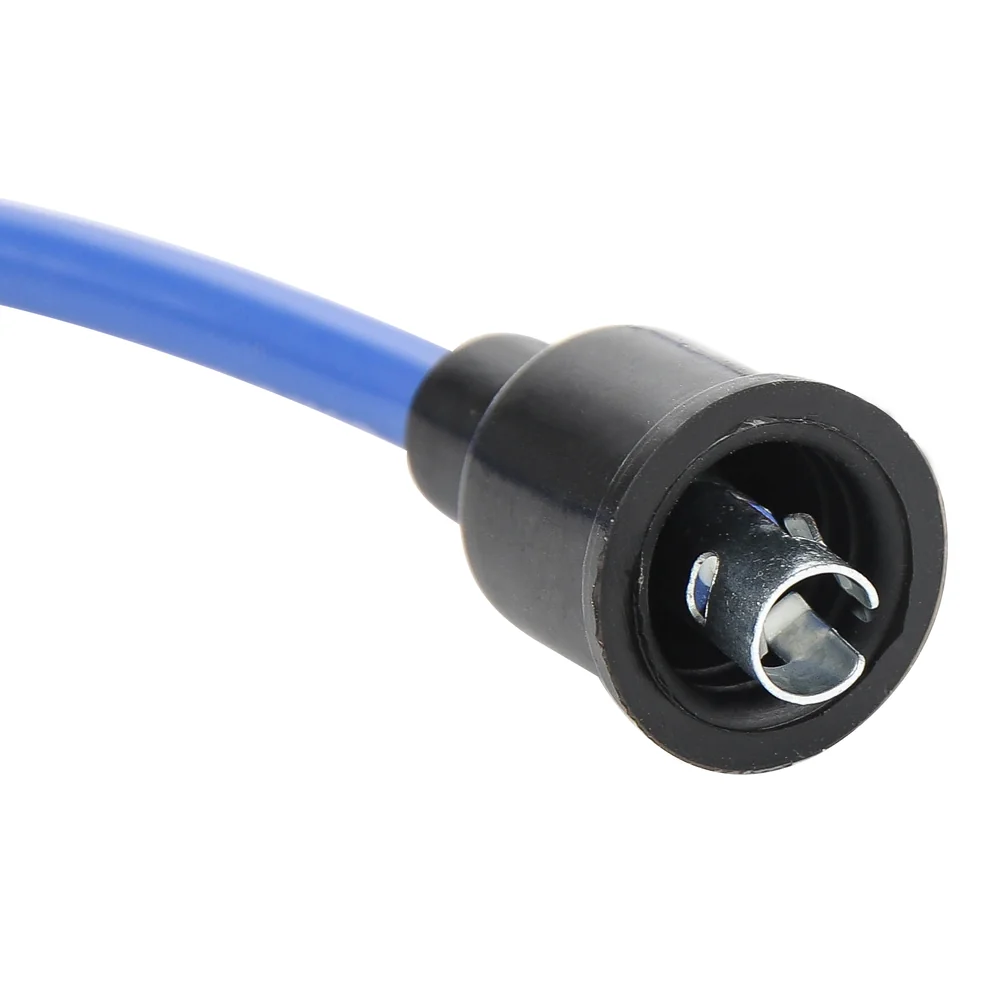 Blue spark plug wires beam for Old Volkswagen Beetle & Kombi