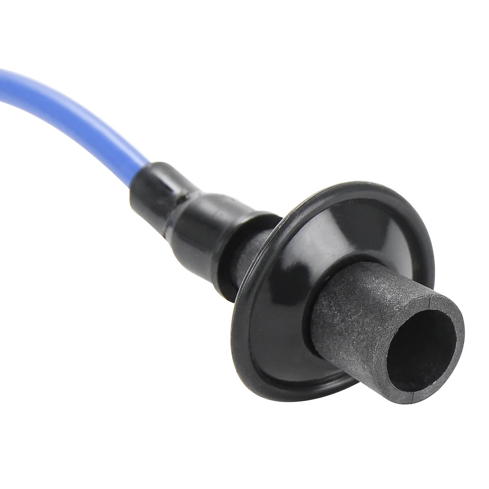Blue spark plug wires beam for Old Volkswagen Beetle & Kombi