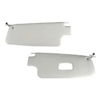 White sun visors with mirror for Volkswagen Beetle Convertible 1303 73 ->79 - 2 pieces