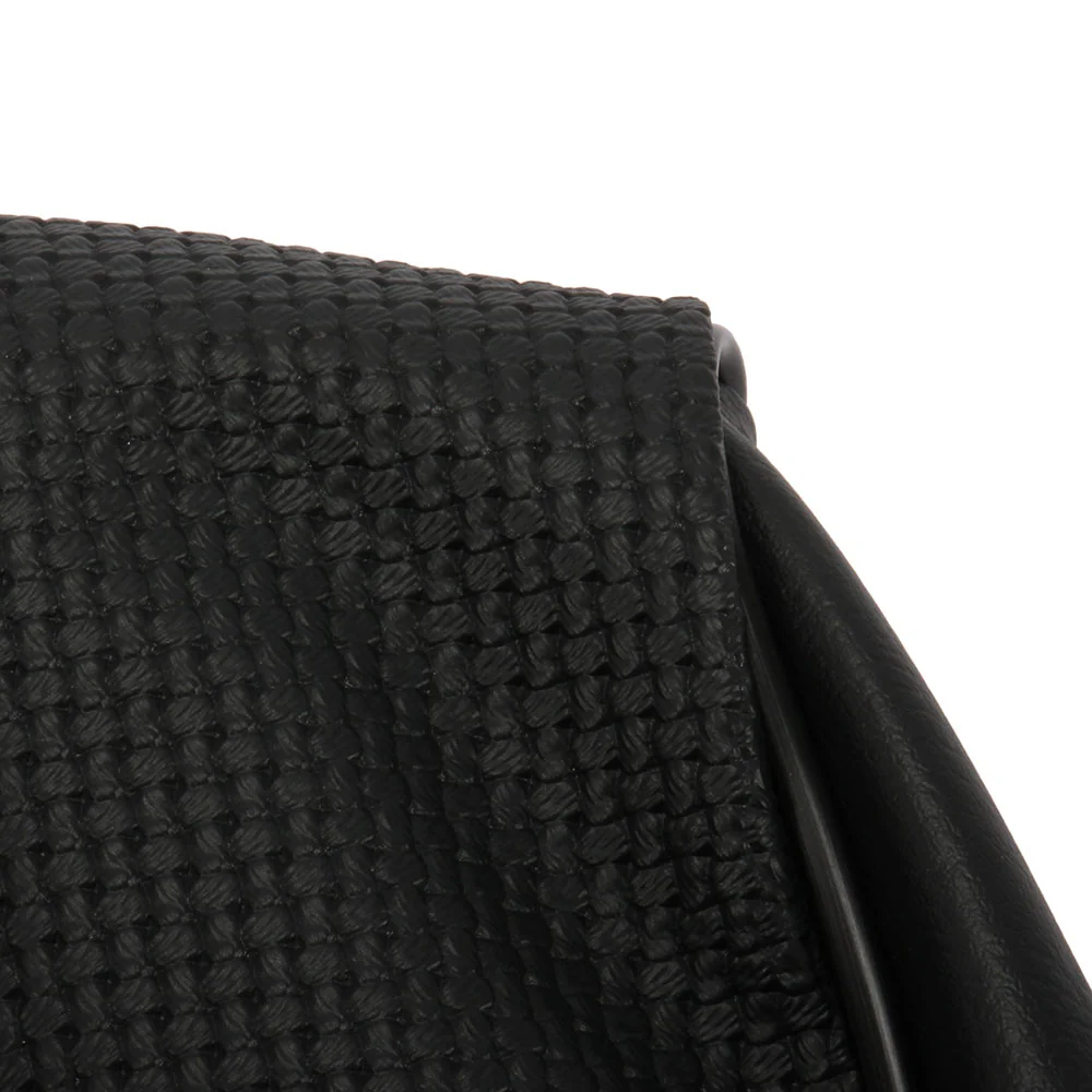 Fundas de asientos TMI en vinilo gofrado negro para Cox Berlina 65 ->67