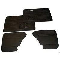 Juego de 4 paneles de puerta de vinilo negro TMI para Volkswagen Beetle Sedan 67 ->77