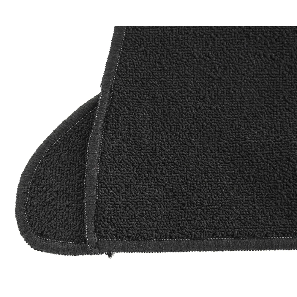 Zwarte tapijten voor Volkswagen Kever 1200 / 1300 Saloon (08/1968-07/1972), met voetsteun