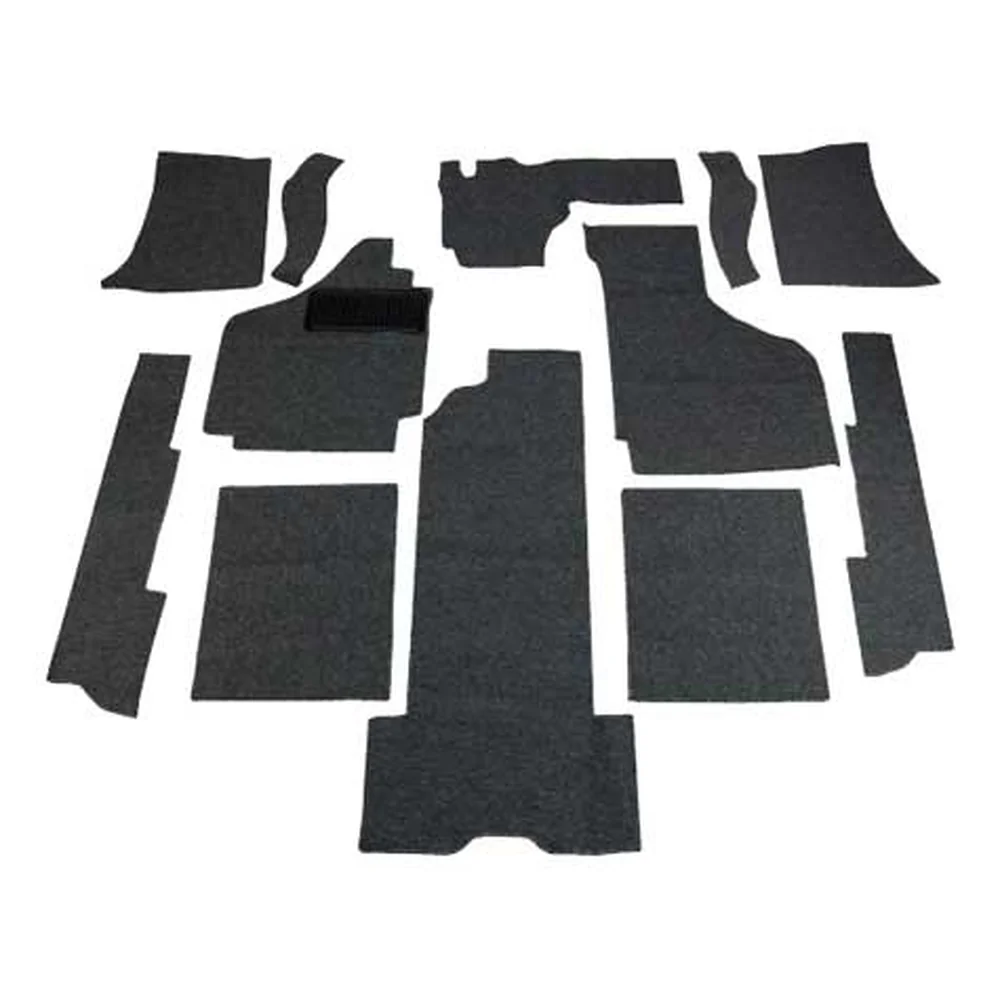 Kit moquette nera TMI per Karmann-Ghia 14 Coupé 69 -> 74